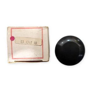 Black Round Domed Knob Cap Control Panel Part No 53 1317 10 Industrial Spare