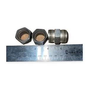 LOT OF 12 SWAGELOCK Coupling STAINLESS STEEL Dbhb Missing Ferrules – actual item, photo 1 of 4