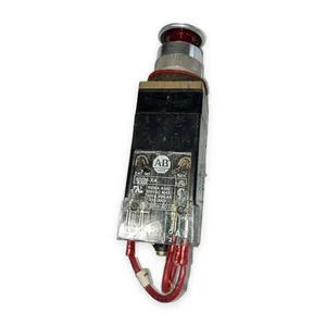 Allen-Bradley 800MR-FXP16X Red Push-Pull Pushbutton