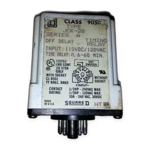 Square D 9050-JCK28V14 0.6-60 Min Timing Relay