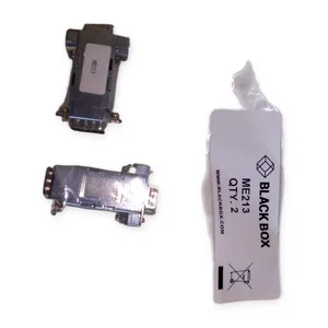 Black Box ME213 DB9 Male/Male Null Adapter