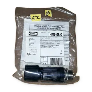 Hubbell HIMS05FA3 Mini-Quick Male Inline Plug