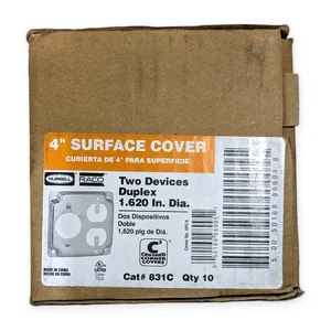 Hubbell Raco Square Surface Cover