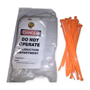 Safety TAG DO Not Operate 25 Ties and 50 Cards One Pack