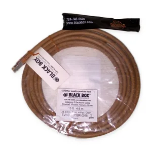 Black Box EVNSL0273BR-0015 Plenum Ethernet Patch Cable