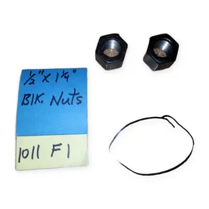 Hex Nuts 1/2 x 1-1/4 In Steel Hardware Fastener Lot of 37 Heavy Duty Industrial