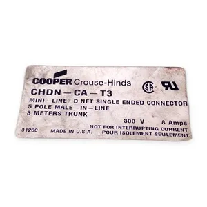 Cooper CHDN-CA-T3 Net Connector