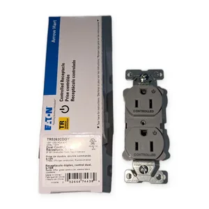 Eaton TR5262CDGY Receptacle – actual item, photo 1 of 3