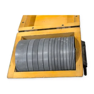 Dead Weight Tester Calibration Mass Disc Grey Steel Set Wooden Case Pressure