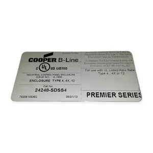 Cooper 24248-SDSS4 B-Line Stainless Steel Enclosure