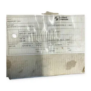 Burckhardt 0-1 Bar Pressure Gauge