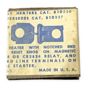 General Electric 81D530 Overload Relay Heater Element