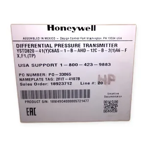 Honeywell YSTD820-41 Differential Pressure Transmit