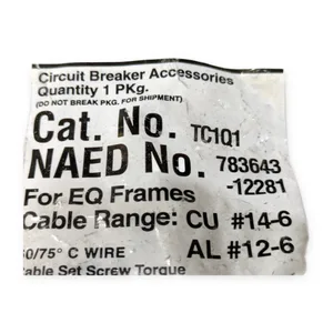 Siemens TC1Q1 Lug Kit EQ Frame Circuit Breaker