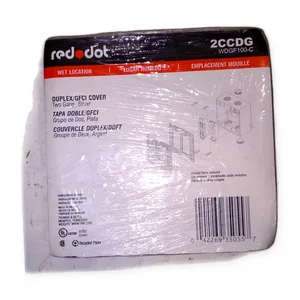 2CCDG Red DOT Duplex/GFCI Cover – actual item, photo 1 of 3