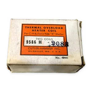 Cutler-Hammer 9586H208B Overload Heater Coil Two Coils