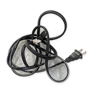 2-PRONG Black AC Power Cord – actual item, photo 1 of 5
