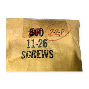 Small Brass Slotted Round Head Machine Screws Fastener Hardware 11-26 LOT OF 200