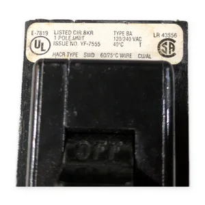 Cutler-Hammer BA115 Quicklag Circuit Breaker
