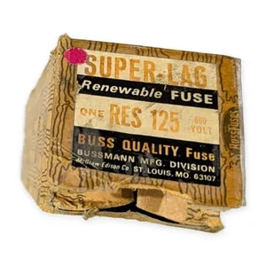Bussmann RES-125 Renewable Cartridge Fuse – actual item, photo 1 of 6