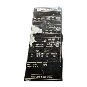 Telemecanique LC1 D6511 Contactor