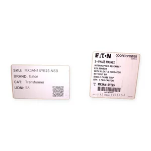 Eaton MX3AN1SYE25 Interrupter Assembly E25 Sensor