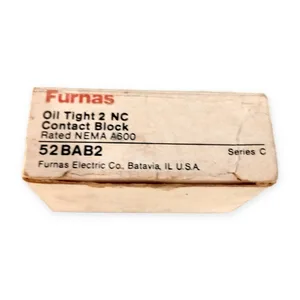 Furnas 52BAB2 Oil Tight 2 NC Contact Block – actual item, photo 1 of 6