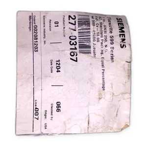 Siemens 277-03167 Two-Way Linear Control Valve