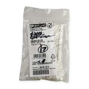 Phoenix Contact 2809128 ZBN 18 Unprinted Terminal Block