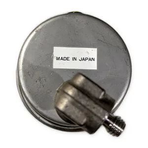 Stainless Steel Back Mount Pressure Gauge 316 SS 90 Degree Elbow Made in Japan