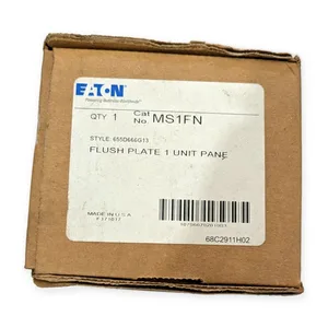 Eaton MS1FN Flush Plate 1 Unit Panel – actual item, photo 1 of 5