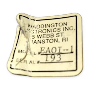 Waddington Electronics EAOI-1 Multiplexer