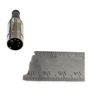 5 Pin XLR Female Audio/DMX Cable Connector Metal Body Strain Relief