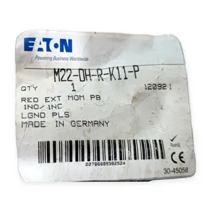 Eaton M22-DH-R-K11-P Red Pushbutton