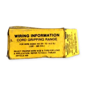 18/2SV Cord Grip Strain Relief Fitting – actual item, photo 1 of 2