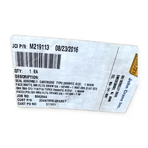 John Crane M219113 Cartridge Mechanical Seal