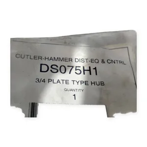 Cutler-Hammer DS075H1 Plate Type Conduit Fitting