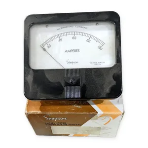 Simpson AC Ammeter Analog Panel Meter