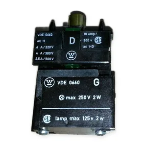 Westinghouse VDE 0660 Lamp Contact Block