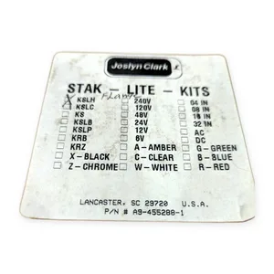 Joslyn Clark A9-455288-1 Stak-Lite Mounting Base