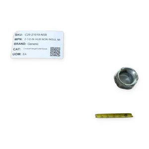 GENERIC 2-1/2" IN HUB NON INSUL MI ,, LOT OF 4 – actual item, photo 1 of 5