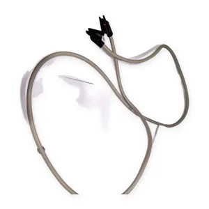 IDC Ribbon Data Cable 7 ft Tan 20-Pin Dual Row Connector Industrial Control PLC