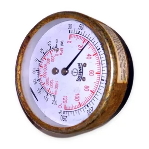 Winters 0-120 30 -250f Temperature Gauge