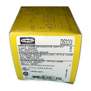 Hubbell DS320I Decorator Rocker Switch