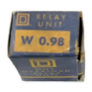 Square D W0.98 Element Unit Motor Starter Coil