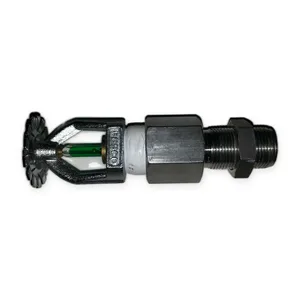 Fesco Fire Sprinkler Head Pendent 200F Green Bulb 1/2 Inch NPT Chrome Industrial – actual item, photo 1 of 2