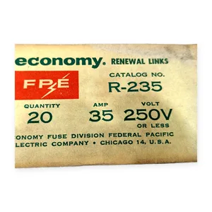 FPE R-235 Economy Renewal Fuse