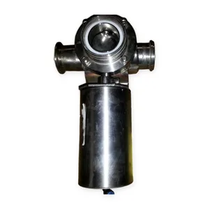 Stainless Steel Sanitary Valve Tri-Clamp Industrial Food Processing Equipment – actual item, photo 1 of 4