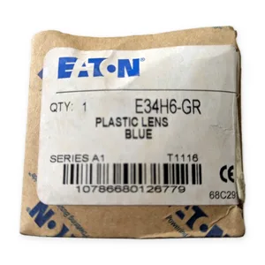 Eaton E34H6-GR Lens Blue Pushbutton Indicator