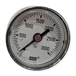 WIKA 0 3000 PSI Pressure Gauge